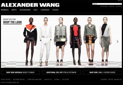 Официальный сайт Alexander Wang