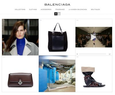 Официальный сайт Balenciaga