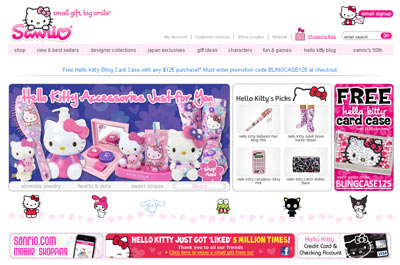 Официальный сайт Hello Kitty