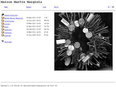 Официальный сайт Maison Martin Margiela