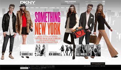Официальный сайт DKNY