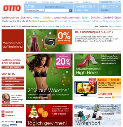 Официальный сайт OTTO