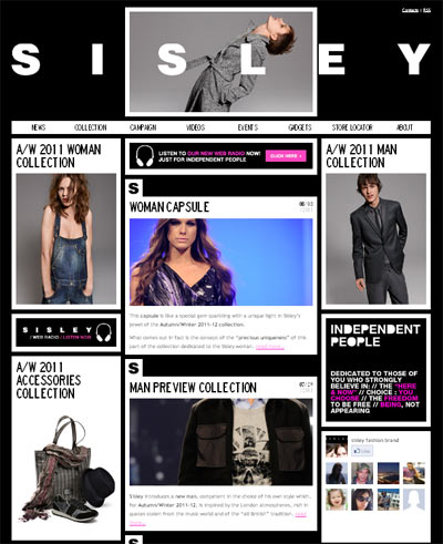 Официальный сайт Sisley