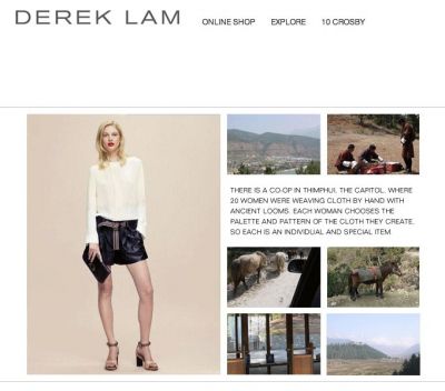 Официальный сайт Derek Lam