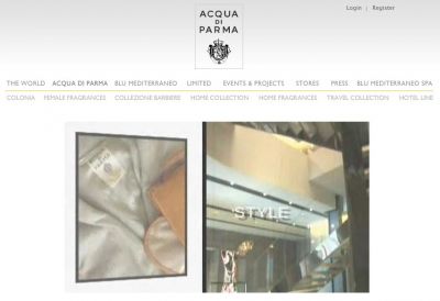 Официальный сайт Acqua di Parma