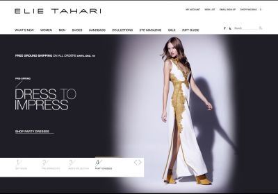 Официальный сайт Elie Tahari