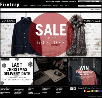 Официальный сайт Firetrap